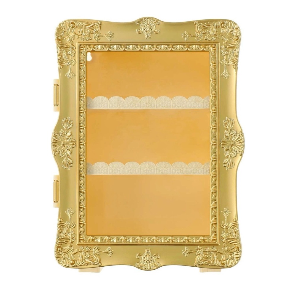 TikTok Viral Room2Room Five Below Gilded Display Shelf Gold Vanity Cabinet
